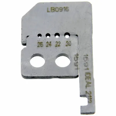 IDEAL Wire Stripper Replacement Blades: 1 2/5 in Overall Lg, Steel, Less than 6 in