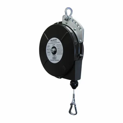 HUBBELL Tool Balancer: Ratchet Locking, 15 lb Max. Tool Wt, 8 ft Cable Lg, Steel - General Purpose Tool Balancers