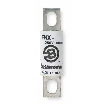 BUSSMANN Semiconductor Fuse: FWX Series, Fast-Acting, 50 A, 250 V AC, 250 V DC DC Volt Rating - Fast-Acting Bolt-On Fuses