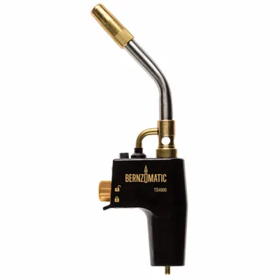 BERNZOMATIC TS4000 High Output Hand Torch, Propane, Fixed Tip, Preset Flame - High Output Hand Torches