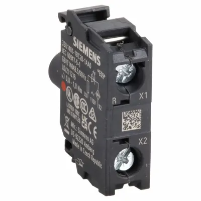 Siemens 3SU1401-1BC20-1AA0 Lamp Module, Red LED, 110 V AC, Screw Terminals - Lamp Modules