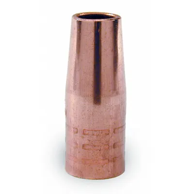 LINCOLN ELECTRIC Magnum 100A Nozzle, 1/2 in Tapered Fixed Recessed, KP21T-50 - Magnum 100A Nozzles