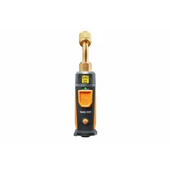 Wireless digital vacuum gauge from the 552i series, measuring 0 micron Hg to 20,000 micron Hg. Features Bluetooth connectivity and audio/visual indication for monitoring system evacuation in HVAC/R applications. Includes a 7/16 in Female UNF Right-Hand connection and is powered by AAA batteries. Compatible with Android™ operating systems.