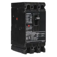SIEMENS Molded Case Circuit Breaker: 100 A Amps, 42kA at 480V AC, Fixed, Load Side Lug, ABC, HED4 (MPN HED43B100)