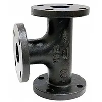 Metal Pipe Tee: 8 in x 8 in x 4 in, Flange x Flange x Flange, Class 125, 175 psi @ -20° to 150°F (MPN 0306040205)