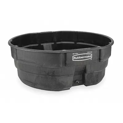 RUBBERMAID COMMERCIAL PRODUCTS Stock Tank: 300 gal, 63 1/4 in x 69 in x 25 in - Stock Tanks