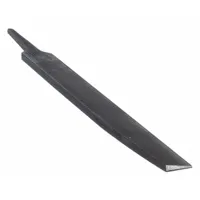 KNIFE: Double-Cut Face Cut, Single Edge Cut, Smooth Cut, 6 in Lg without Tang, 11/16 in Wd, 12F860