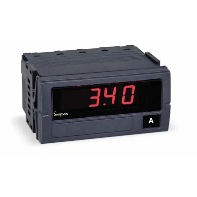 SIMPSON ELECTRIC Digital Panel Meter: 9,999 Display Span - Max, 120 V AC, 1 V DC – 5 V DC - Multi-Function Digital Panel Meters