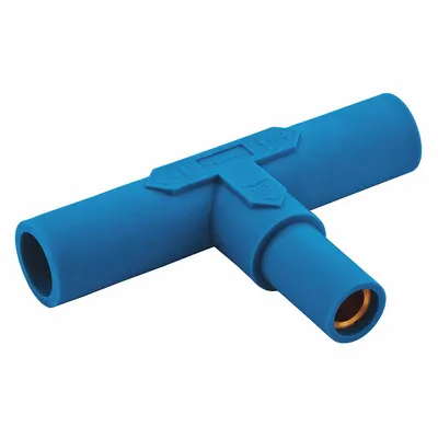 HUBBELL Paralleling Tee: Male-Male-Female, Blue, 600V AC/600V DC, 150 A - Parallel Tees