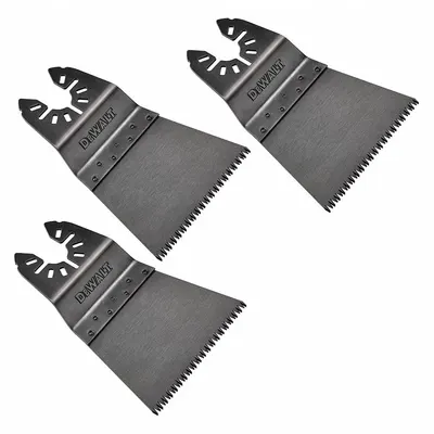 DEWALT Oscillating Tool Blade: 2 1/2 in Blade Wd, 2 1/2 in Overall Lg, Plunge Cutting - Open-Back Universal OIS Mounted Blades