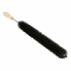 Cleaning brush for ice machine components such as evaporator plates and water distribution tubes. Used to remove mineral scale and debris during routine maintenance. Suitable for commercial ice makers in foodservice and hospitality settings.