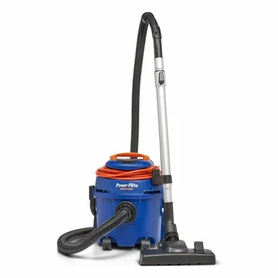 POWR-FLITE Corded Canister Vacuum, 2 5/8 gal Capacity, 2 in Hose, Bag Collection - Corded Canister Vacuums