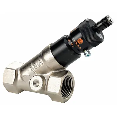 IFM Flow Switch: Piston, Aluminum, 3/4 in NPT, 3/4 in Connection Size, NPT - Adjustable Set Point Flow Switches