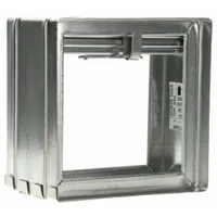 0"dia Galvanized Steel Fire Damper: Static, 5 3/4 in H, 5 3/4 in W, 3 3/4 in L, Gravity, Vertical