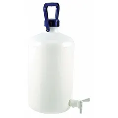 Swing-Handle Round Carboy with Spigot, 2.64 gal, HDPE