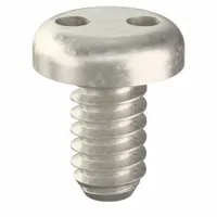 Tamper Resistant Screw: #6-32 Thread Size, 1/4 in Lg, Stainless Steel, Plain, Pan, Spanner, 50 PK (MPN 121000)