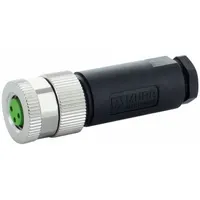 MURRELEKTRONIK Circular Connector: A Coded, 3 Socket, M8 with Straight Connection, IP67, PA (MPN 7000-08621-0000000)