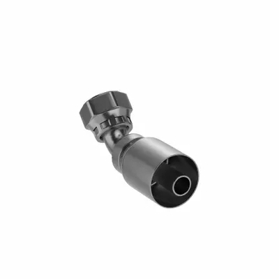 Parker 1J777-10-10 45° Elbow Crimp Hydraulic Hose Fitting - Parker Crimp Hydraulic Hose Fittings with ORS Connection