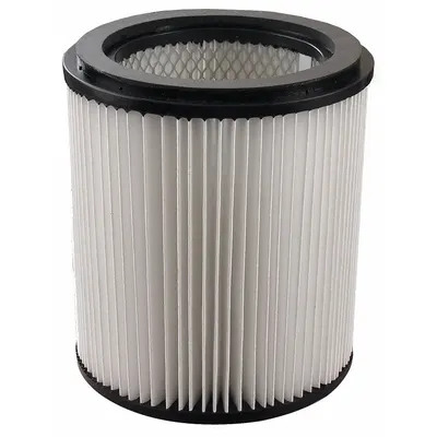 DAYTON HEPA Dry Paper Canister Vacuum Filter, 19-0234 - Canister Vacuum Filters