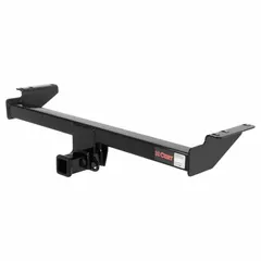 This CURT Class III trailer hitch is designed for the Volvo XC90, with a gross trailer weight capacity of 3,500 lb and a gross vehicle weight capacity of 3,500 lb. Constructed from powder-coated carbon steel, it requires no drilling for installation. Suitable for towing trailers, boats, or campers within the rated capacity.