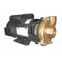 Centrifugal Pump: 3 hp, 230V AC, 74 ft Max Head, 2 in, 1 1/2 in Intake and Disch, TEFC