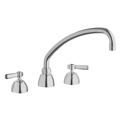 CHICAGO FAUCETS 201-AABCP Centerset Kitchen Faucet - Centerset Kitchen Faucets