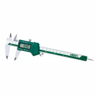 INSIZE Wireless Digital Caliper: 0.005 in to 8 in /0.01 mm to 200 mm, Inch/Metric, Wireless (MPN 1113-200)