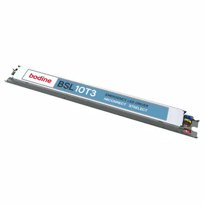 BODINE Emergency Driver: 10 W Max. Bulb Watts, 120 to 277V AC, 1 Bulbs Supported - Reduced-Profile Emergency LED Drivers
