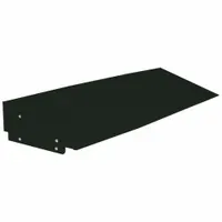 This slope-top component is designed for standard lockers with a 45-inch width. Made of steel with a powder-coated finish, it helps prevent debris accumulation on locker tops. Typical applications include industrial facilities, schools, and changing rooms