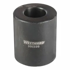 This adapter is constructed from chromium molybdenum steel for use with hydraulic punch drivers. It connects punches to the driver to facilitate hole creation in sheet metal, structural steel, and other materials during fabrication and metalworking operations.