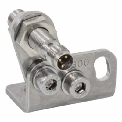 JW WINCO Sensor Holder: NO-PNP Inductive, M8 x 1 Cyl. Sensor, Horizontal Mount - Proximity Sensor Assemblies for Toggle Clamps