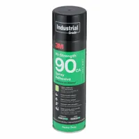 A fast-drying, high-tack clear aerosol adhesive with a lace spray pattern. Bonds metal and rubber. Heat resistant and Greenguard Certified. For interior use only; not water-resistant