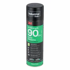 A fast-drying, high-tack clear aerosol adhesive with a lace spray pattern. Bonds metal and rubber. Heat resistant and Greenguard Certified. For interior use only; not water-resistant.