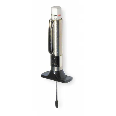 WESTWARD Analog Tire Tread Gauge, Pencil Type, Plastic, 1 in Increments - Analog Tire Tread Gauges