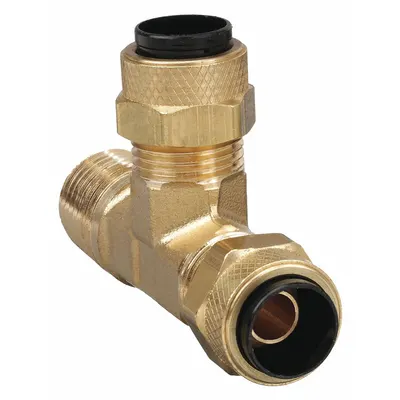PARKER Creep-Resistant Self-Aligning Brass Compression Fitting - Creep-Resistant Self-Aligning Brass Compression Fittings