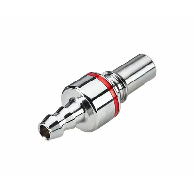 CPC LQ4D22006LRED Chrome-Plated Brass Quick-Disconnect Tube Fitting - Chrome-Plated Brass Quick-Disconnect Tube Fittings