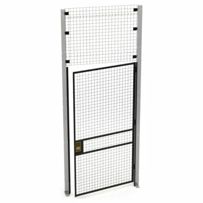 HUSKY RACK & WIRE Swing Door - Husky Rack & Wire Quick-Assemble Woven-Wire Partition Components