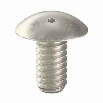 TAMPER-PRUF SCREW Tamper Resistant Screw: 1/4"-20 Thread Size, 1/2 in Lg, Stainless Steel - Truss Head Tamper-Resistant Machine Screws