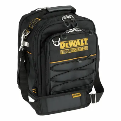 DEWALT Tough System Tool Backpack, Black, 25 Pockets (DWST08025) - Tough System Tool Backpacks