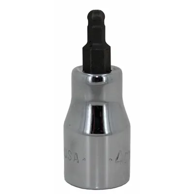 SK PROFESSIONAL TOOLS Socket Bit: 3/8 in Drive Size, Ball Hex Tip, 3/8 in Tip Size - Ball-End Hex Bit Sockets
