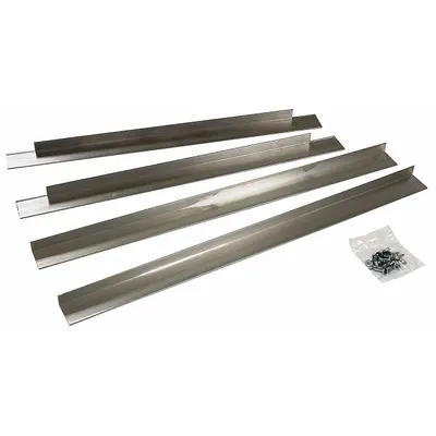 Dayton Louver Flange Kit: Aluminum, Fits 45C680/5NKJ6, 24 in H Wall Opening - Flange Kits