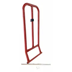 This folding nose plate extension attaches to compatible hand trucks to provide an enlarged platform for transporting bulky or oversized loads. It measures 12 inches wide by 27 inches deep with a 200 lb load capacity. Suitable for use in warehouses, distribution centers, and industrial facilities.