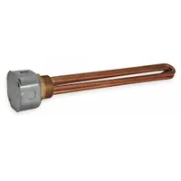 TEMPCO Screw Plug Immersion Heater: 3 Phase, 480V AC, 18,000 W Watt, 2 1/2 in NPT, 44.13 W/sq in (MPN TSP02110)
