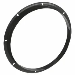 This steel companion flange is designed for use with 16-inch tubeaxial fans. It includes predrilled mounting holes with a 3/8-inch diameter for secure installation. The flange provides a rigid connection between the fan and ductwork or mounting surface, ensuring proper airflow alignment in ventilation systems.