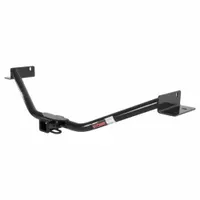 Class III hitch for Hyundai Santa Fe. Carbon steel construction with powder-coated finish. No drilling required. Rated for 3,500 lb gross trailer weight and 3,500 lb gross vehicle weight. Suitable for towing trailers, cargo carriers, or bike racks