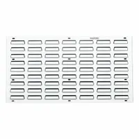 DIAMOND STORAGE SOLUTIONS Louvered Panel: 19 in x 36 in x 7/16 in, 1 Sides, 0 Bins, White (MPN LP-3619-WHI-2)