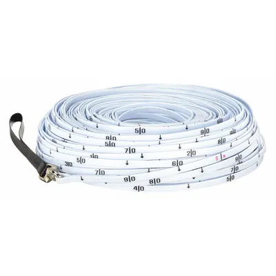 KESON SR-100M Long Measuring Rope, 100 m Metric, 2 mm Diameter, Loop Tip - Long Measuring Ropes