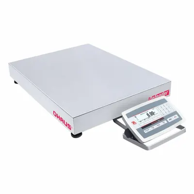 OHAUS D52XW250RTX5 Compact Bench Scale, 500 lb Capacity, IP67/IP68 - Compact Bench Scales