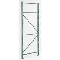 STEEL KING Upright Frame: Teardrop, 12 ft Overall Ht, 42 in x 3 in, Green, Steel (MPN RTFAP042144F01VG)