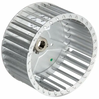 REVCOR Blower Wheel: Forward-Curved, 6 1/4 in Dia, 3 1/4 in W, CW Closed End, Steel Wheel - Single-Inlet Forward-Curved Blower Wheels